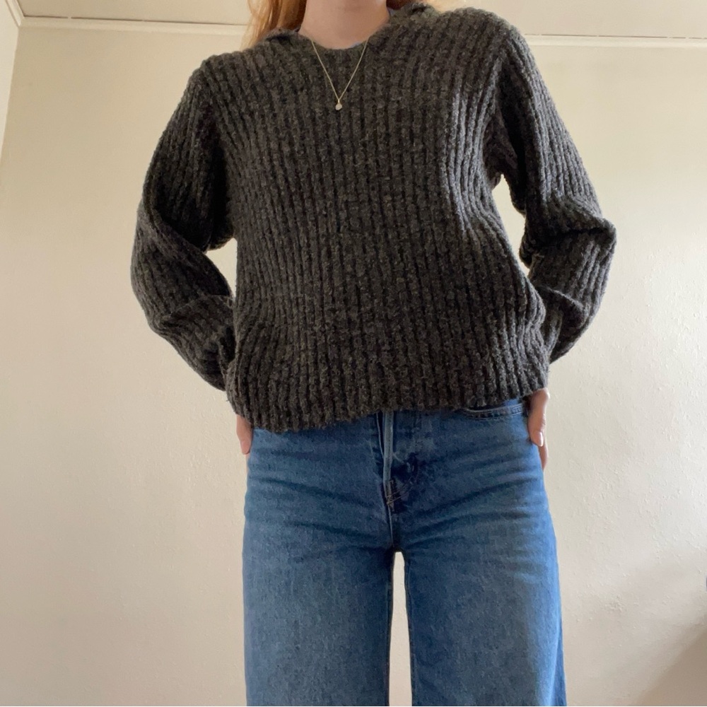 Stylish Ribbed Sweater by Alps